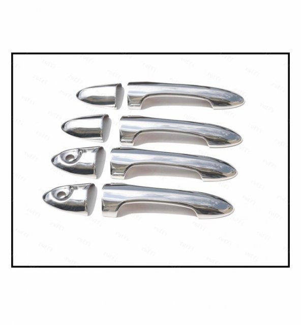 FAMS OTO AKSESUAR Ford Focus 1 Krom Kapı Kolu 4 kapı 1998-2005 P.Çelik (Çift Delik) - Resim 2