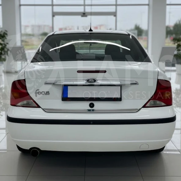 FAMS OTO AKSESUAR Ford Focus 1 Krom Bagaj Alt Çıtası 1998-2005 Arası P.Çelik  (SEDAN) - Resim 4