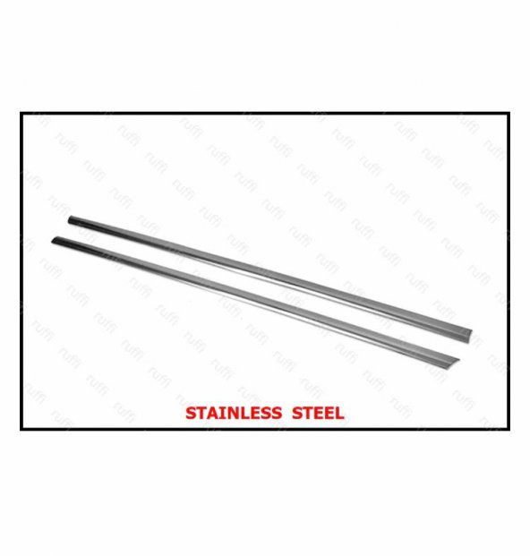 FAMS OTO AKSESUAR Ford Fiesta Krom Cam Çıtası 2 prç. 2002-2008 P. Çelik (COUPE) - 2