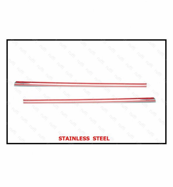 FAMS OTO AKSESUAR Ford Fiesta Krom Cam Çıtası 2 prç. 2002-2008 P. Çelik (COUPE) - 3