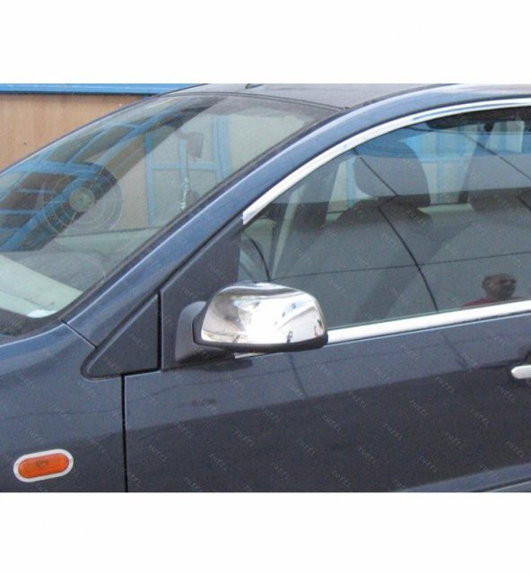 FAMS OTO AKSESUAR Ford Fiesta Krom Ayna Kapağı 2 parça 2008 ve üzeri Paslanmaz Çelik - 1