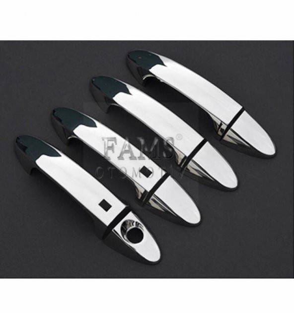 FAMS OTO AKSESUAR Ford Ecosport Krom Kapı Kolu 4 Kapı 2012 Üzeri P. Çelik(SENSÖRLÜ) ürün görseli