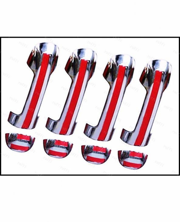 FAMS OTO AKSESUAR Ford Connect Krom Kapı Kolu 4 kapı 2002-2014 P. Çelik - Resim 3