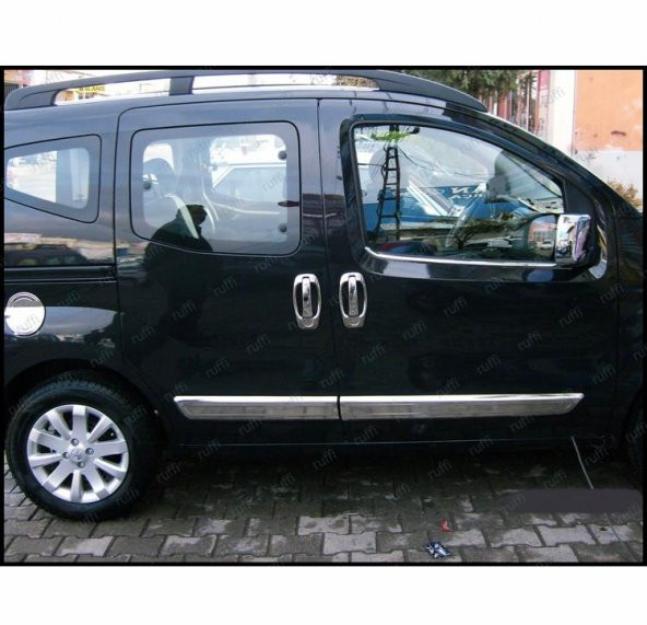 FAMS OTO AKSESUAR Fiat Fiorino Krom Yan Kapı Çıtası 4 Kapı 2008 Üzeri P. Çelik