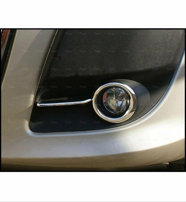 FAMS OTO AKSESUAR Fiat DOBLO Krom Sis Çerçeve + Kaş 4 prç P.ÇELİK 2010-2015 ARASI - 2