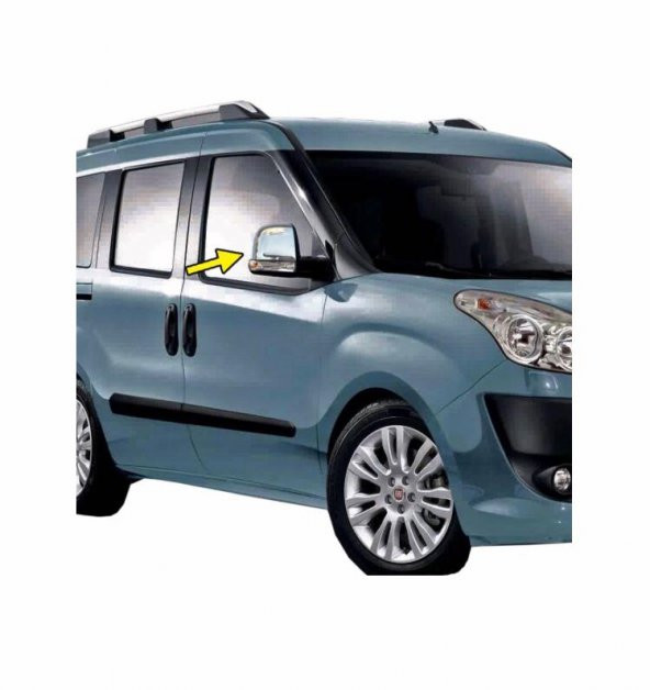 Fams Oto Aksesuar Fiat Doblo Krom Ayna Kapağı 2 Prç. 2010-2022 P. Çelik