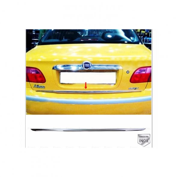FAMS OTO AKSESUAR Fiat Albea Krom Bagaj Alt Çıtası 2002 Üzeri P. Çelik