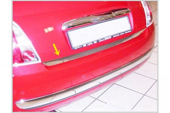 FAMS OTO AKSESUAR Fiat 500 Krom Alt Bagaj Çıtası 2007 Üzeri Paslanmaz Çelik