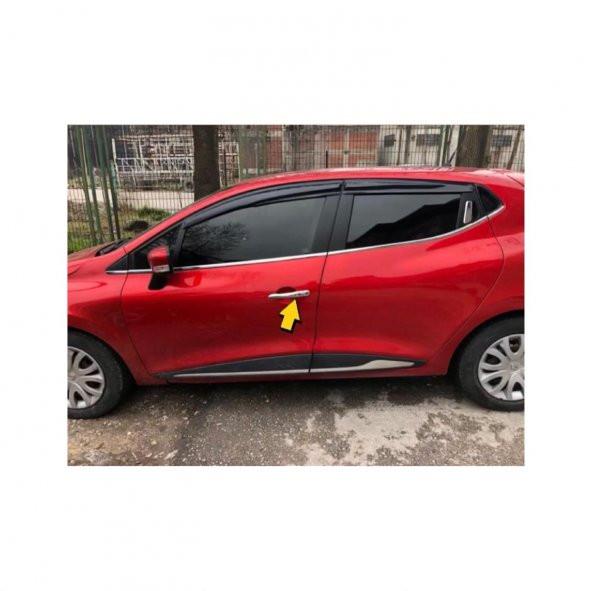 FAMS OTO AKSESUAR Renault Clio 4 HB Krom Kapı Kolu Seti 4 kapı  2012-2018 P.ÇELİK - 2