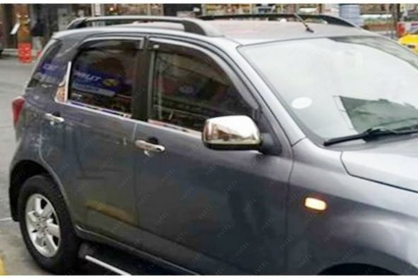 FAMS OTO AKSESUAR Daihatsu Terios Krom Cam Çıtası 4 parça 2005 ve üzeri Paslanmaz Çelik - 4