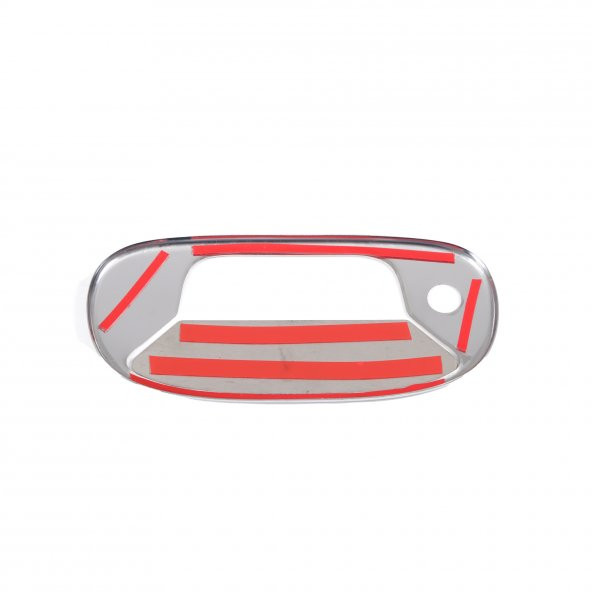 FAMS OTO AKSESUAR Fiat Doblo Krom Bagaj Açma 2 Parça 2000-2010 Arası Paslanmaz Çelik - Resim 4