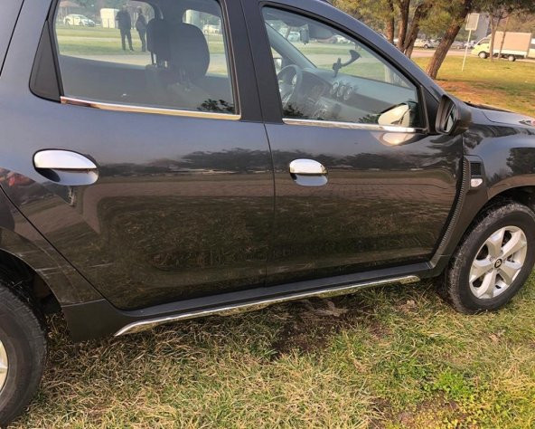 FAMS OTO AKSESUAR Dacia Duster Krom Kapı Kolu 4 Kapı 2018 ve üzeri Paslanmaz Çelik - 3