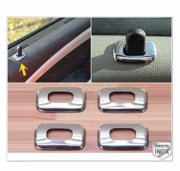 FAMS OTO AKSESUAR Dacia Logan Krom İç Kilit Buton Çerçeve 4prç. 2004-2012 ürün görseli