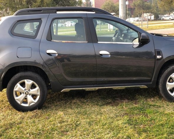FAMS OTO AKSESUAR Dacia Duster Krom Kapı Kolu 4 Kapı 2018 ve üzeri Paslanmaz Çelik - 5