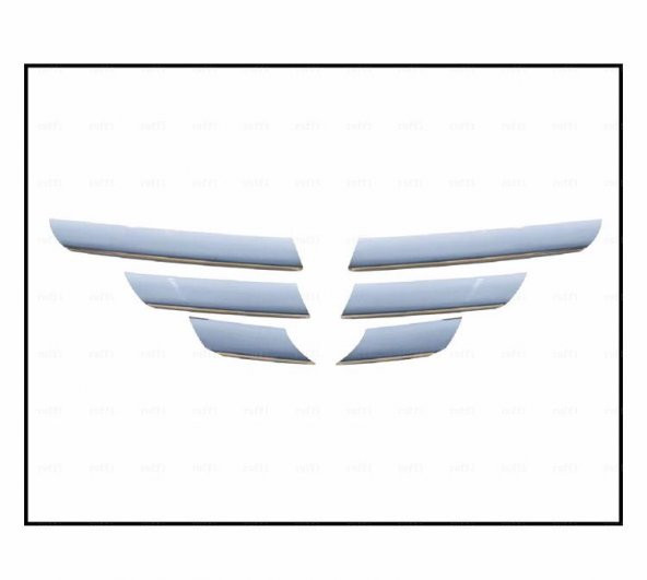 FAMS OTO AKSESUAR Dacia Logan Krom Ön Panjur 6 prç. 2005-2012 P. Çelik - 2