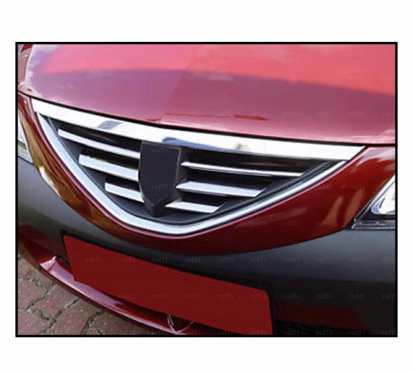 FAMS OTO AKSESUAR Dacia Logan Krom Ön Panjur 6 prç. 2005-2012 P. Çelik
