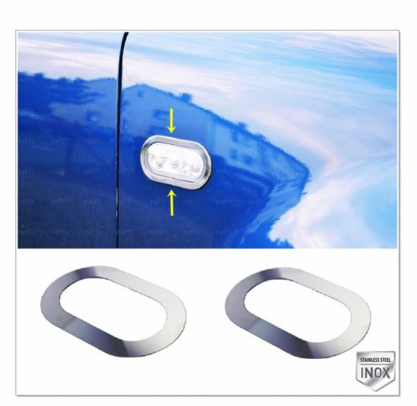 FAMS OTO AKSESUAR Dacia Duster Krom Sinyal Çerçevesi 2 Prç. 2010-2018 P.Çelik ürün görseli