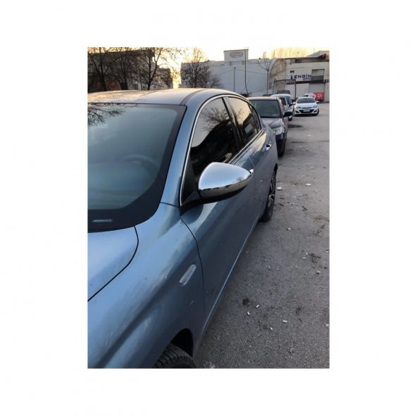 FAMS OTO AKSESUAR Fiat EGEA Krom Ayna Kapağı 2 parça PASLANMAZ ÇELİK 2015 üzeri - 3