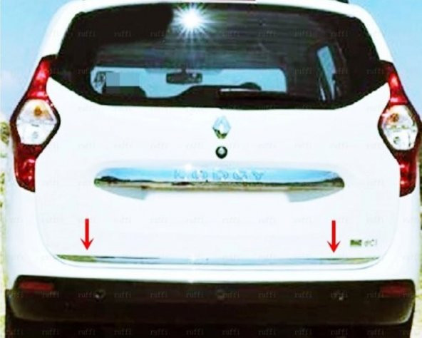 FAMS OTO AKSESUAR Dacia Lodgy Krom Bagaj Alt Çıta 2012 Üzeri P.Çelik - 2