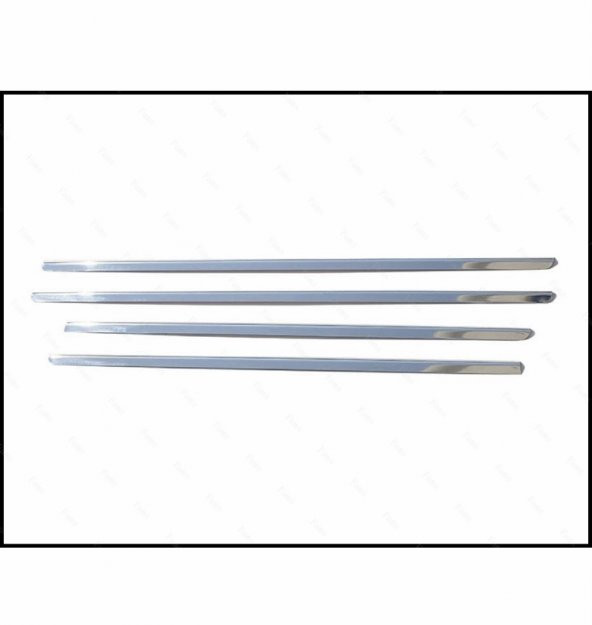 FAMS OTO AKSESUAR Chevrolet Aveo SEDAN Krom Cam Çıtası 4 parça P.ÇELİK 2005-2011 - 2