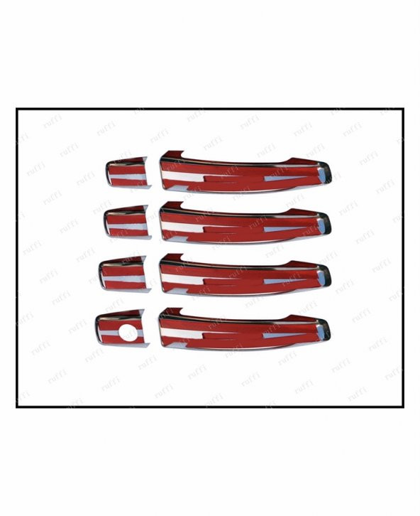 FAMS OTO AKSESUAR Chevrolet Captiva Krom Kapı Kolu 4 Parça 2007 Üzeri P. ÇELİK - Resim 4