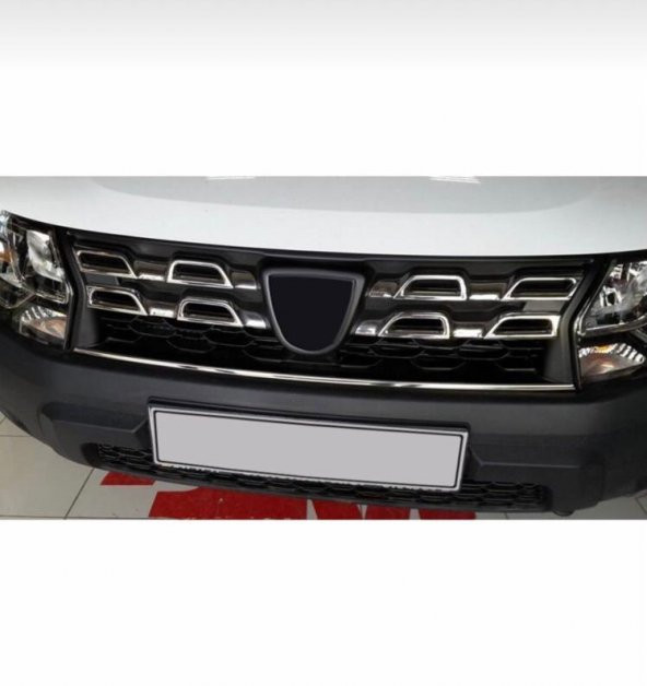 FAMS OTO AKSESUAR Dacia Duster Krom Ön Panjur Çıtası 1 Prç. 2012-2018 P.ÇELİK - 3