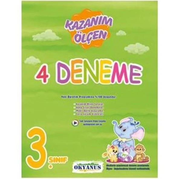 OKYANUS 3.SINIF KAZANIM ÖLÇEN 4 LÜ DENEME