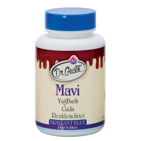 BOYA TOZ YAĞ BAZLI 25 GR MAVİ
