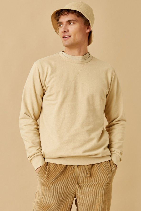 Basic Sweatshirt Pamuklu