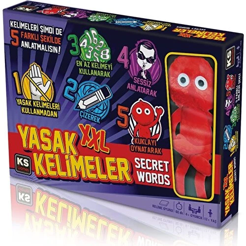 KS Games Yasak Kelimeler Oyunu Kuklalı XXL