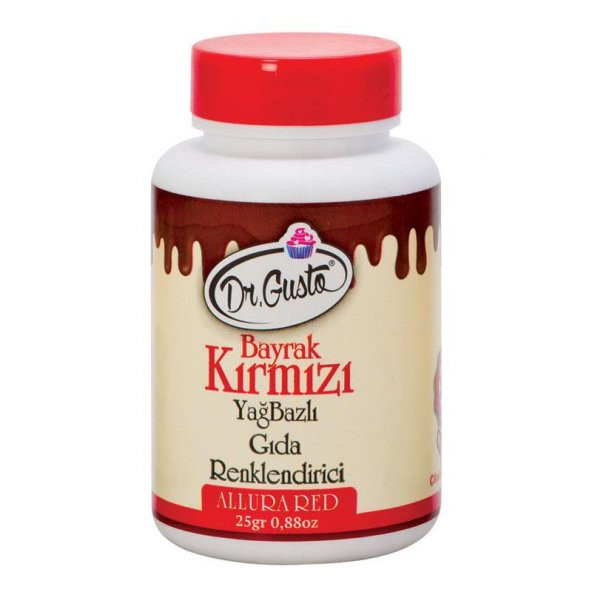 BOYA TOZ YAĞ BAZLI 25 GR BAYRAK KIRMIZI