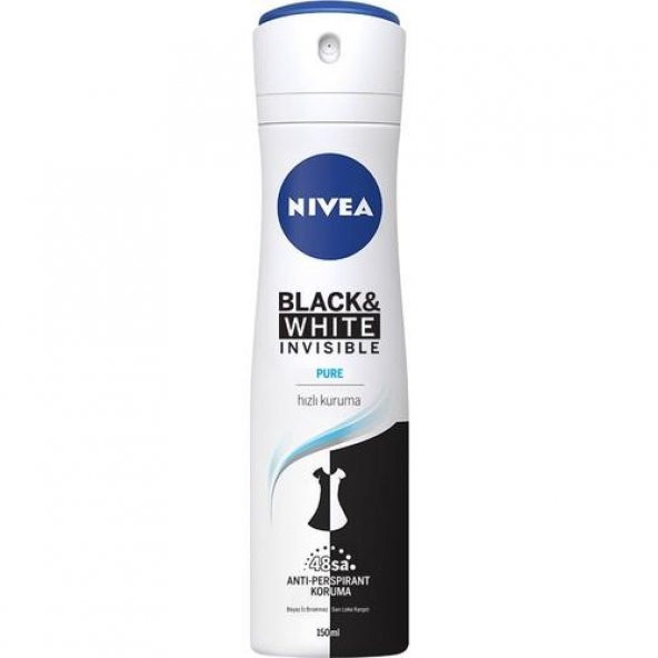 Nivea Kadın Invisible B&W Pure Sprey Deodorant 150ML