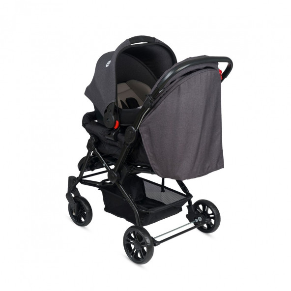 4 Baby Olympus Travel Sistem Bebek Arabası Antrasit - 3