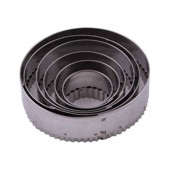 VOLOVAN METAL SET 6 LI DİŞLİ YUVARLAK