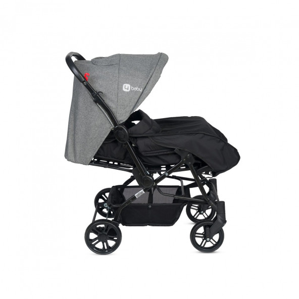 4 Baby Olympus Travel Sistem Bebek Arabası Gri - 4