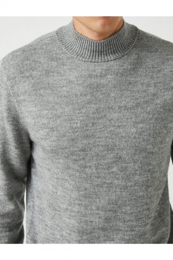 Yarım Balıkçı Yaka Basic Kazak - 5