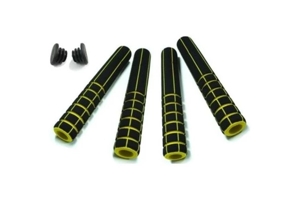Bisiklet Yarış Sünger Elcik Sarı Uzun 4 Lü Paket - 1