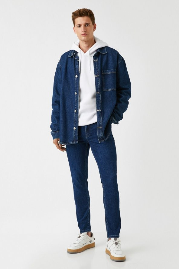 Erkek Jean Pantolon Mavi 2kam43340ld - 2