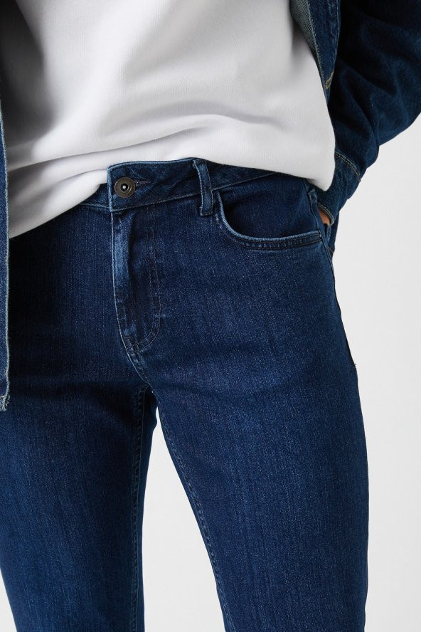 Erkek Jean Pantolon Mavi 2kam43340ld - 5