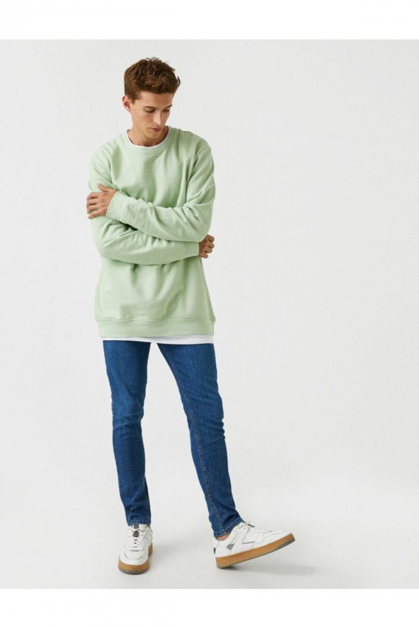 Erkek Jean Pantolon Mavi 2kam43340ld - 8