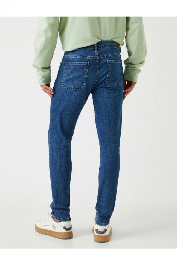 Erkek Jean Pantolon Mavi 2kam43340ld - 10