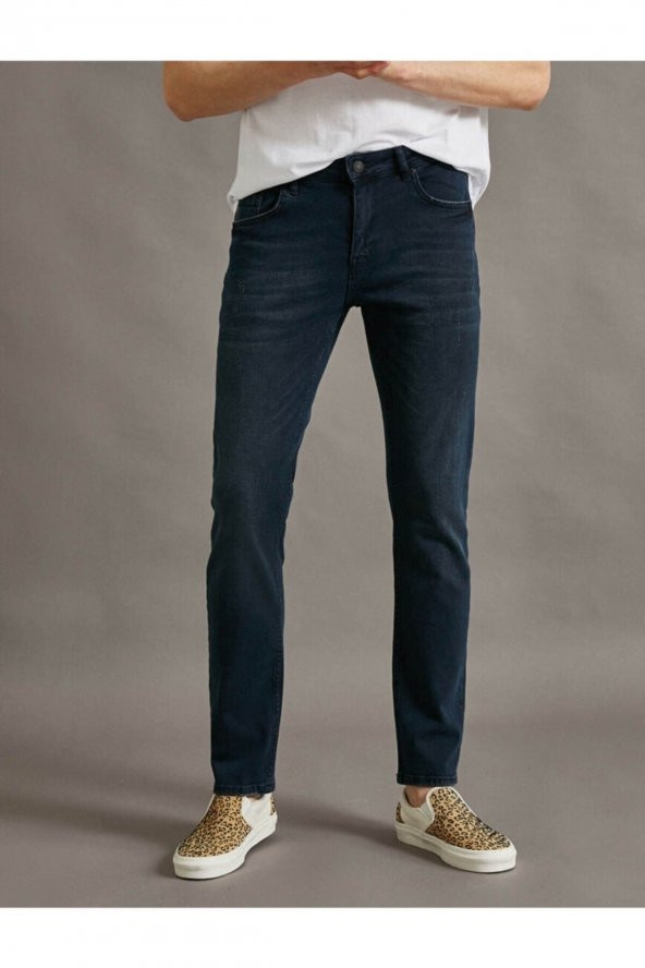 Erkek Jean Pantolon Indıgo - 7