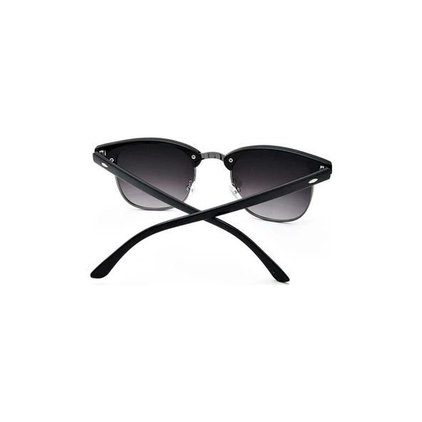 Klasik Erkek Güneş Gözlüğü Siyah  SARI Tek Ebat - Resim 9