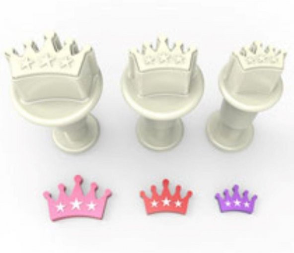KOPAT BASMALI MİNİ KRALİÇE TAÇ 3LÜ ürün görseli