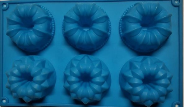 SİLİKON KEK KAL. 6LI BORULU