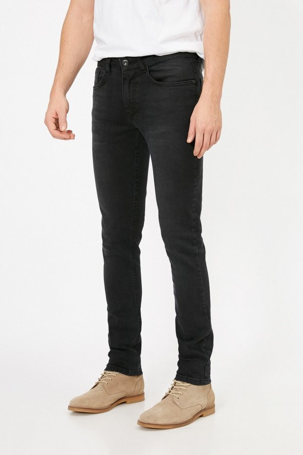 Erkek Siyah Jean 0YAM43153YD - 3