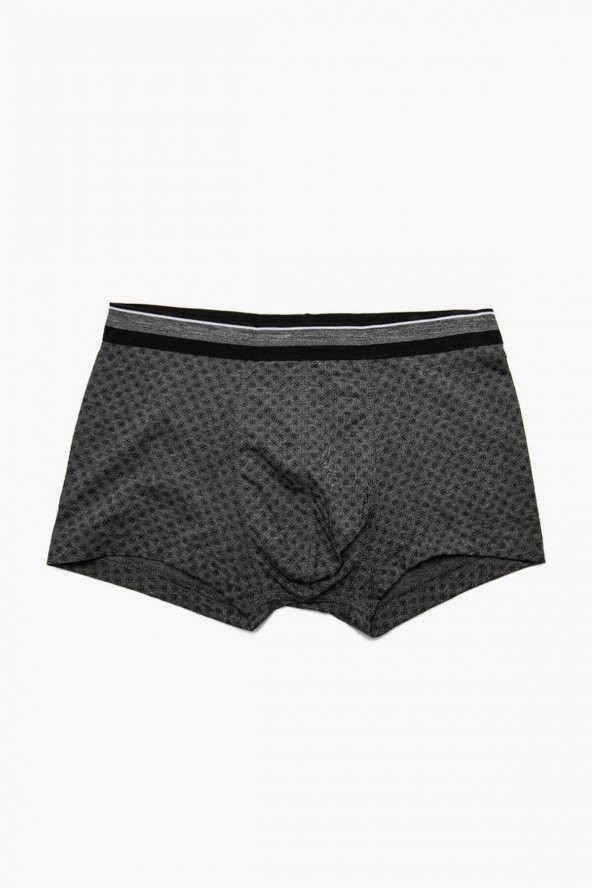 Erkek Gri 3lü Erkek Boxer 9KLM91294MK - 4