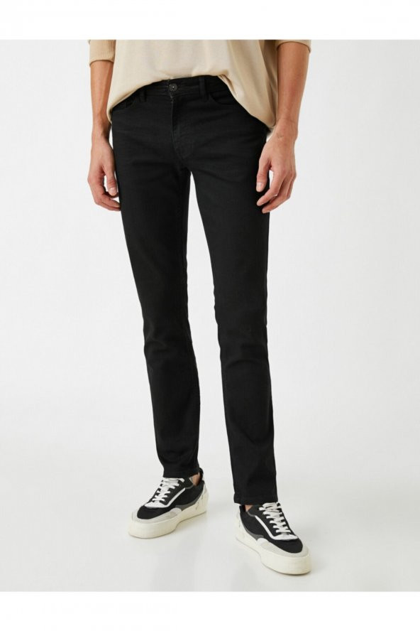 Slim Fit Kot Pantolon - Brad Jean - 3