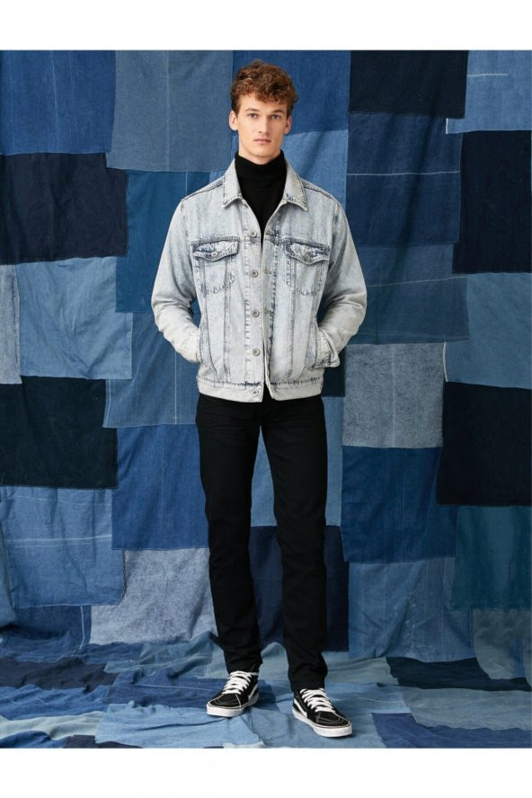 Slim Fit Kot Pantolon - Brad Jean - 7