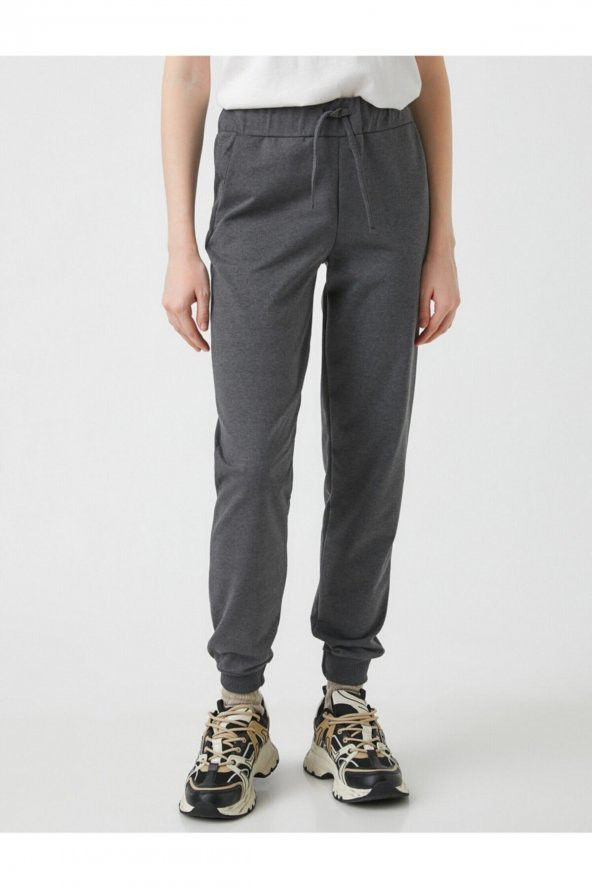 Beli Lastikli Jogger Eşofman Altı - 3